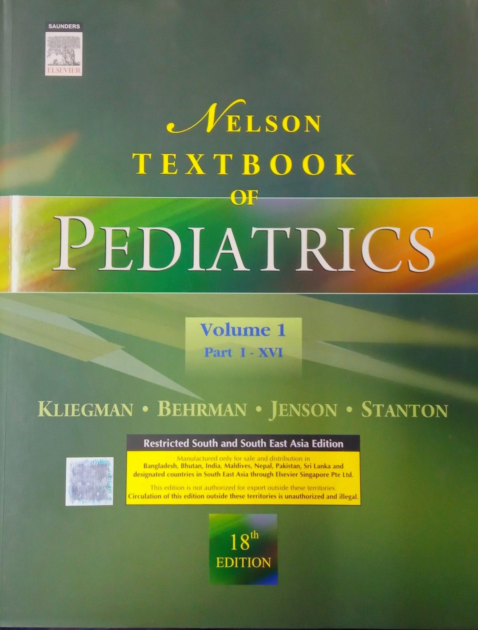 Second Hand Nelson Textbook Of Pediatrics Set Of Volumes By Stanton