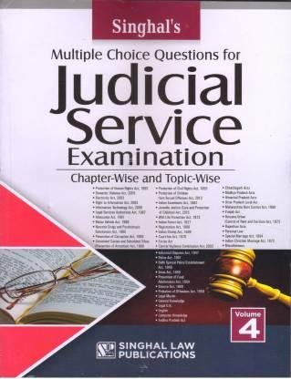 Mcqs For Judicial Service Volume By Singhal Wishallbook Online