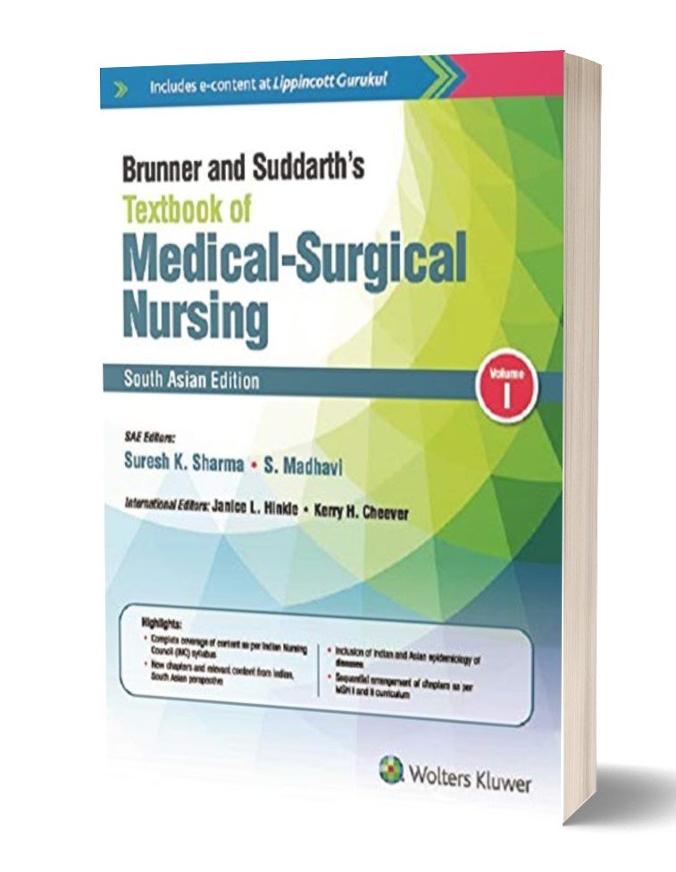 Brunner And Suddarth S Textbook Of Medical Surgical Nursing South Asian Edition Volume1 2 Wishallbook Online Bookstore Lucknow