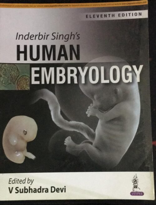 Second Hand Human Embryology I B Singh 11 Edition
