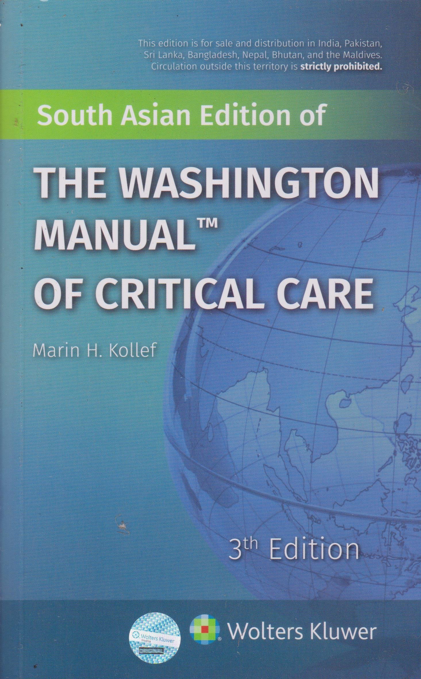 WASHINGTON MANUAL OF CRITICAL CARE 3ED » WishAllBook