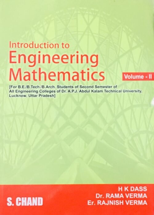 Introduction to Engineering Mathematics Volume 2 By H K DAS | Maths 2