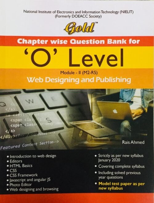 Gold O Level Web Desigining And Publishing Solved in English