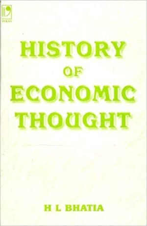 History of Economic Thought by H L Bhatia