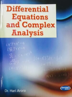 Katson Differential Equations and Complex Analysis by Dr Hari Arora 