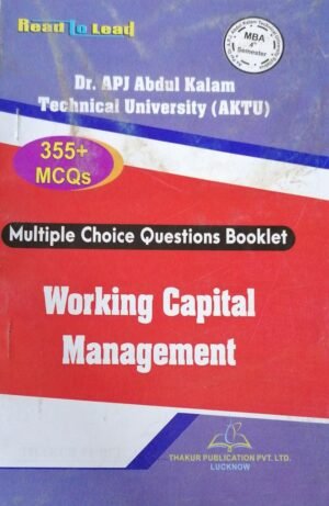 MBA 4th Semester Thakur