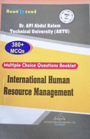 MBA 4th Semester Thakur