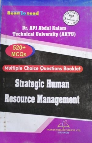 MBA 4th Semester Thakur