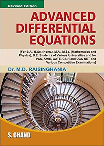 Advanced Differential Equations By Dr M D Raisinghania