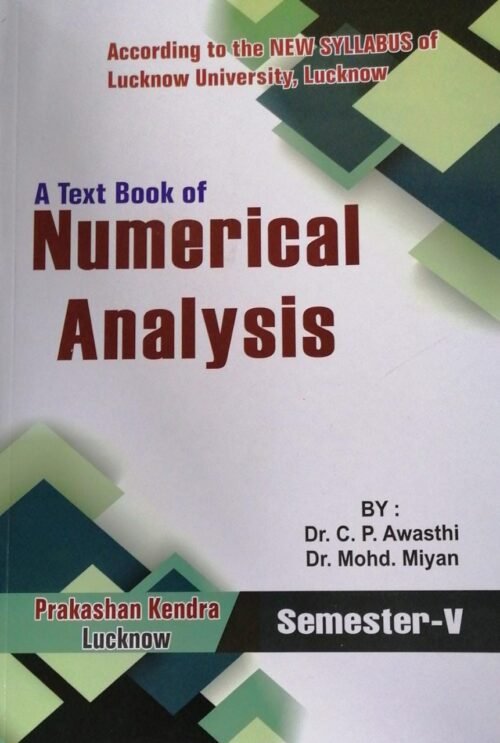 A Textbook of Numerical Analysis 5th Sem by Dr C P Awasthi