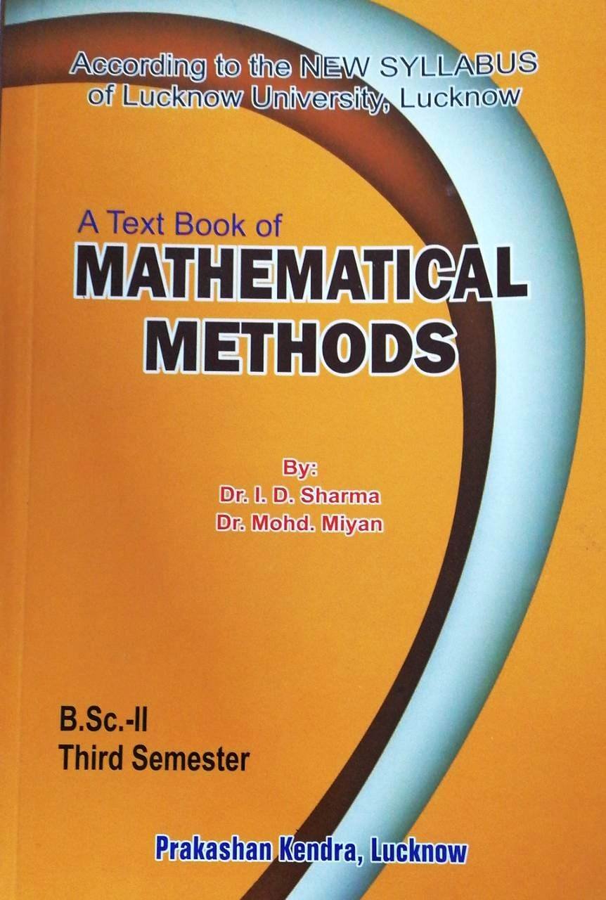 A Textbook Of Mathematical Method 3rd Sem By Dr I D Sharma