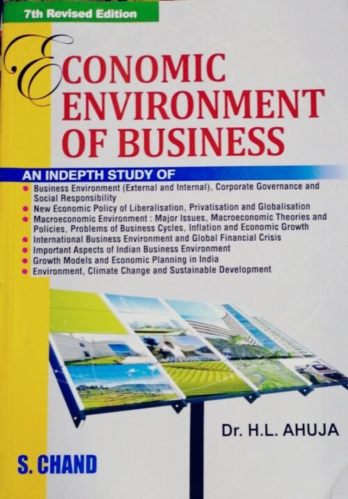 Economic Environment of Business by H L Ahuja