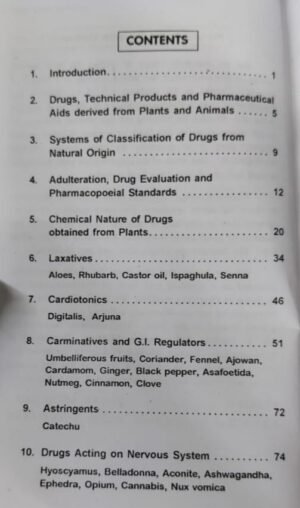 Pharmacognosy By Dr N Murugesh