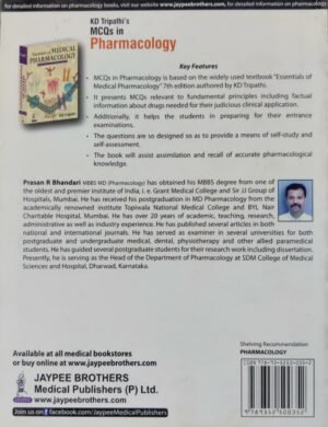 MCQs In Pharmacology By KD Tripathi 