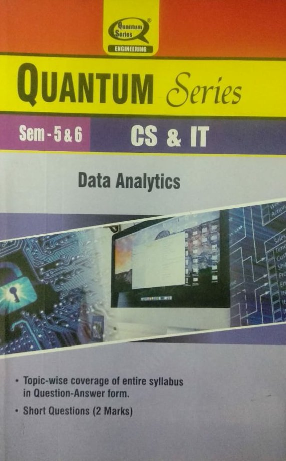 Data Analytics Quantum B Tech CS And IT 5th And 6th Sem Latest Edition ...