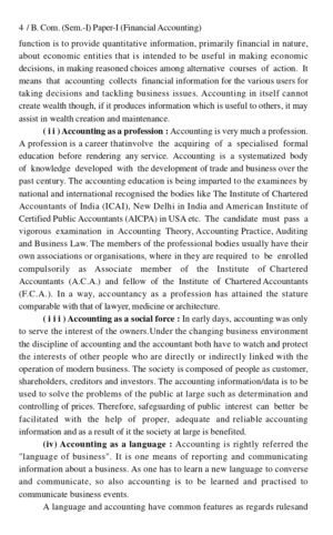 Financial Accounting B.Com Ist Sem P-Ist Pareeksha Class Notes LU Latest Objective Pattern 2021