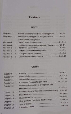 Essentials Of Management By R K Maheshwari NRBC