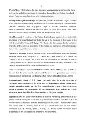 Modern Literature Poetry B.A 5th Sem P-3rd Pareeksha Class Notes LU Latest Objective Pattern 2021