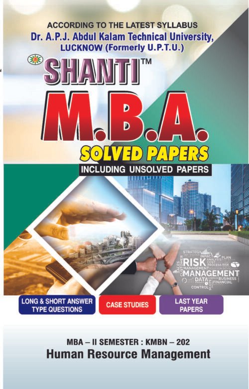 Human Resource Management MBA 2nd Sem Shanti Publication