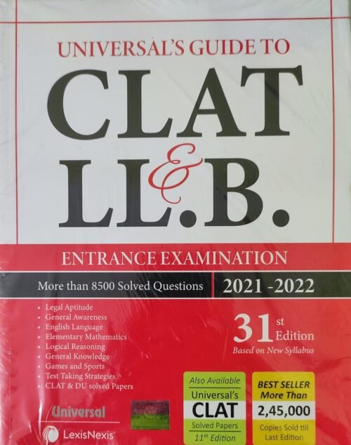 Universal Guide To CLAT and LLB 31st Edition 