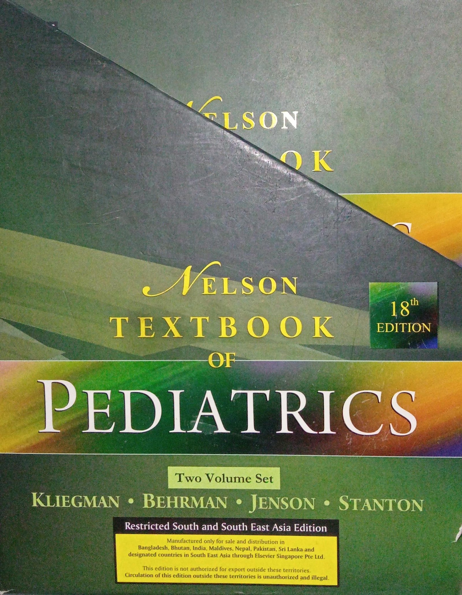 NELSON TEXTBOOK OF PEDIATRICS - 2 VOLUME SET