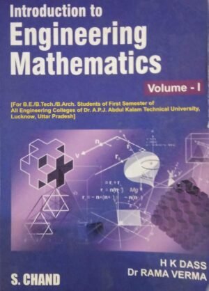 Second Hand Introduction to Engineering Mathematics By H K Dass 