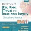 Textbook Of Ear Nose Throat And Head Neck Surgery By P Hazarika
