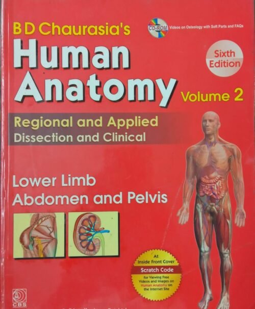 Second Hand Human Anatomy Sixth Edition Volume 2nd By B D Chaurasia