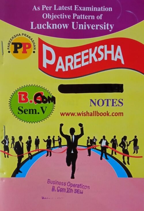 BCom Business Operations 5th Sem Pareeksha Class Notes 2022 In English