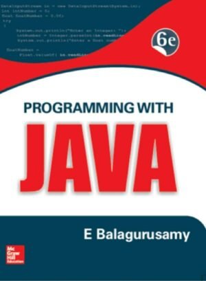 Programming With Java 6th Edition By E Balagurusamy 