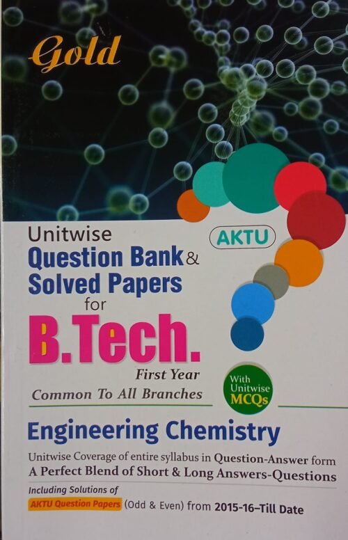 Gold BTech Engineering Chemistry Solved Papers With MCQs in English