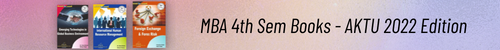 MBA 4th Sem Books - AKTU 2022 Edition