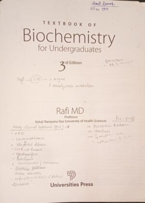 Second Hand Textbook of Biochemistry MD Rafi 3rd Edition