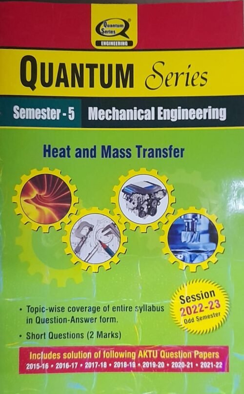 Quantum | Heat And Mass Transfer Sem 5 | 2022 | 2023