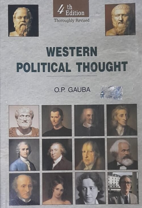 Western Political Thoughts | OP Gauba | 4th Latest Edition