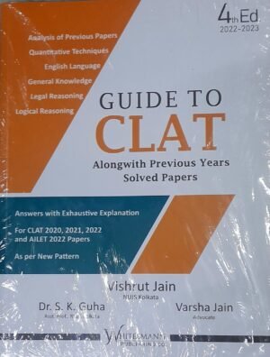 Guide To CLAT By Vishrut Jain | 4th Latest Edition 