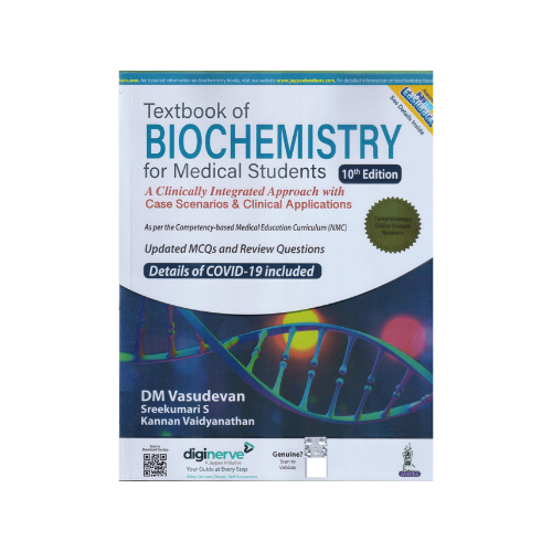 Textbook Of Biochemistry For Medical Students By DM Vasudevan 2023 ...