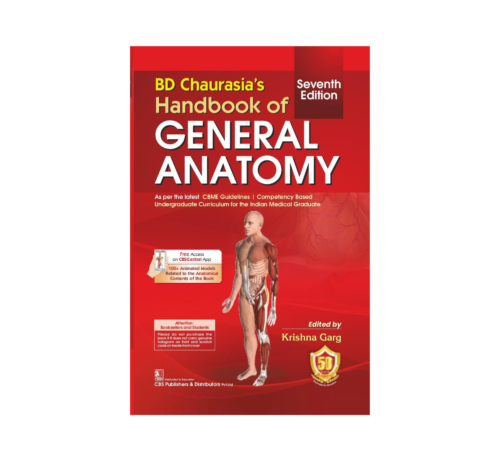 BD Chaurasia Handbook of General Anatomy 7th Edition 2023