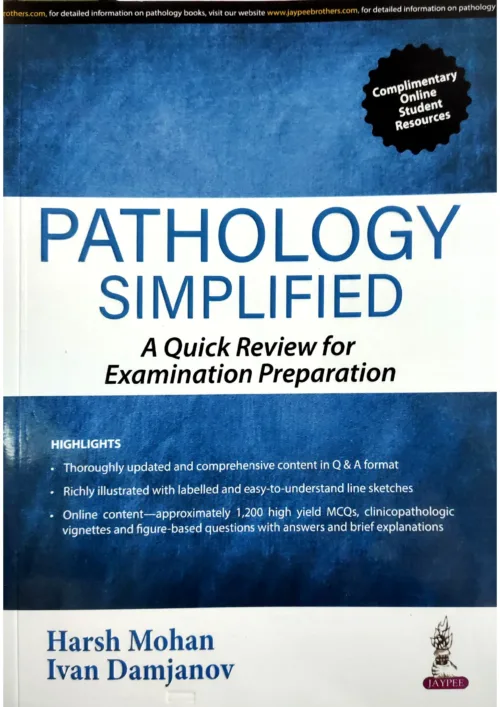 Pathology Simplified by Harsh Mohan JAYPEE Publication 2021 