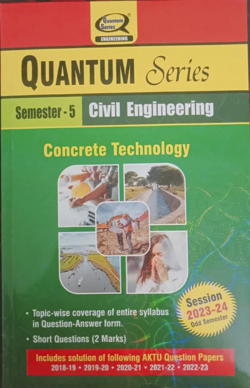 Quantum Series For BTech AKTU Sem 5 Civil 2023-2024 Concrete Technology