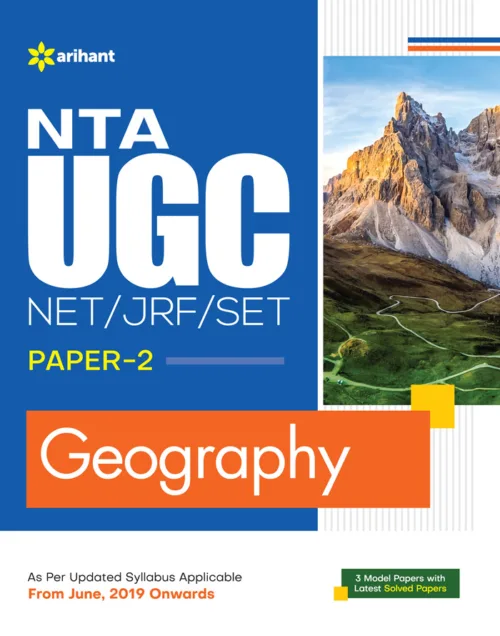 NTA UGC NET JRF SET Paper 2 Geography English by Vikram Sharma Arihant Publication 2023