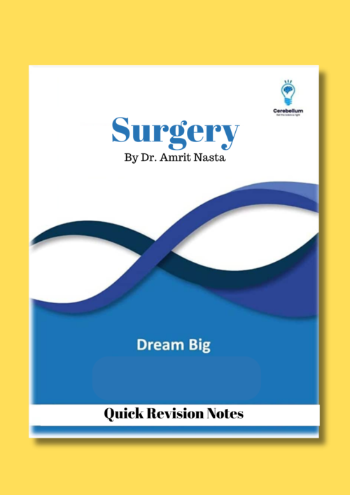 Cerebellum Quick Revision Notes - Surgery 