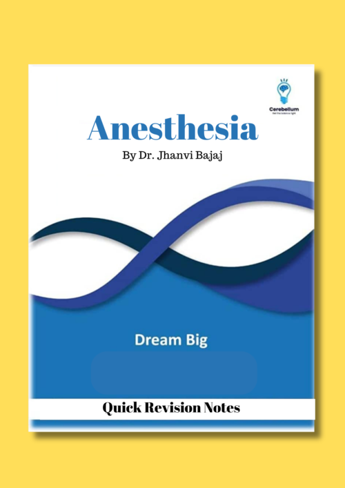 Cerebellum Quick Revision Notes - Anesthesia