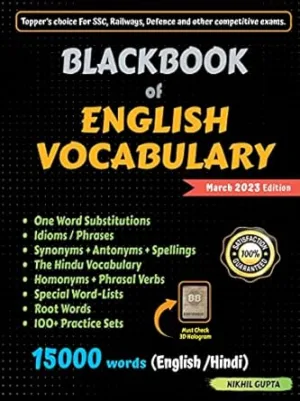 Blackbook Of English Vocabulary By Nikhil Gupta 2023