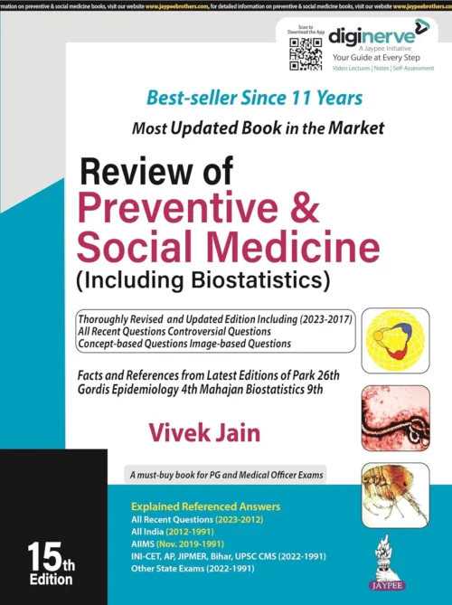 Review of Preventive And Social Medicine PSM 15th Edition by Vivek Jain 2023