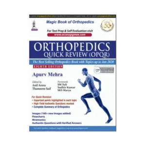 Orthopedics Quick Review By Apurv Mehra 8th Edition 2021