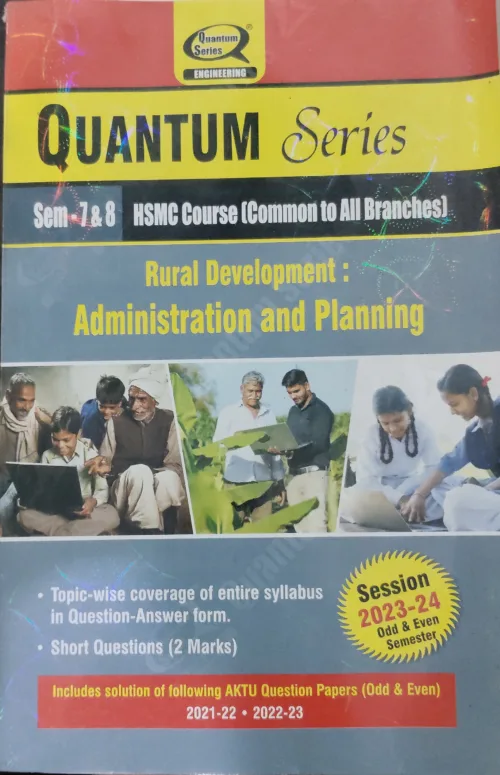 Quantum Series Rural Development Administration and Planning 7 and 8th sem 2023 2024