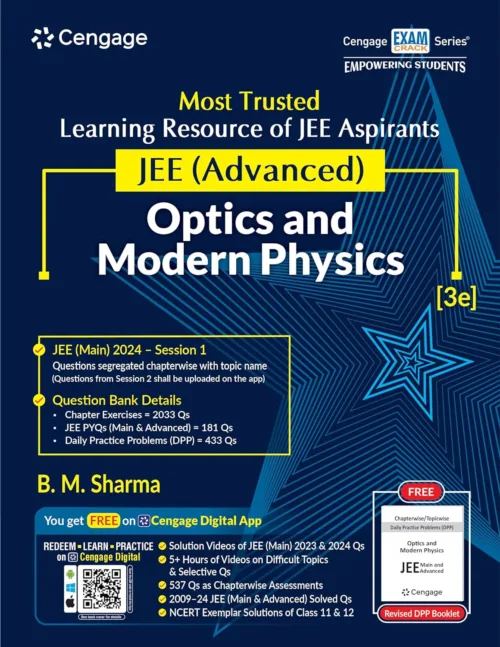Cengage for JEE Advance Optics and Modern physics by B.M. Sharma